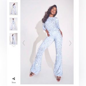 Prettylittlething White Jumpsuit